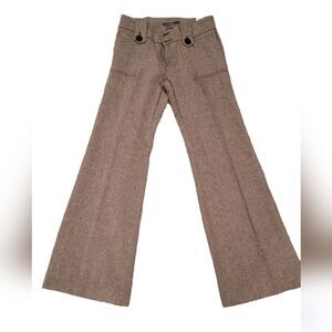 𝅺wool wide leg pants size 4